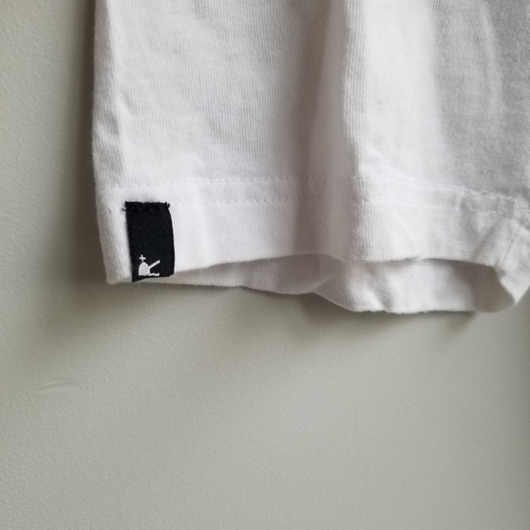 VINTAGE JAYZ ROCKAWEAR MENS MEDIUM WHITE TEE - Picture 4 of 5